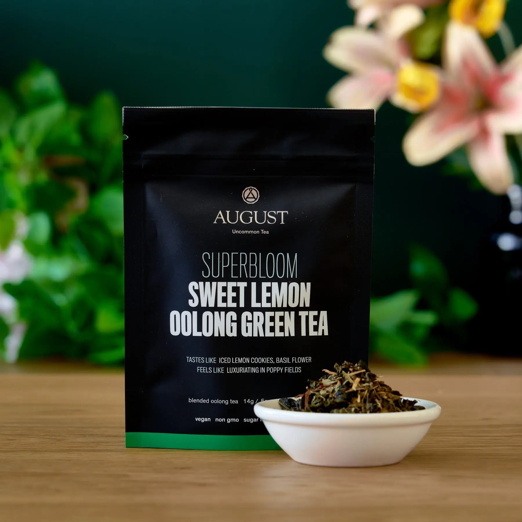 Superbloom Sweet Lemon Oolong Green Tea – Floral Citrus Loose Leaf
