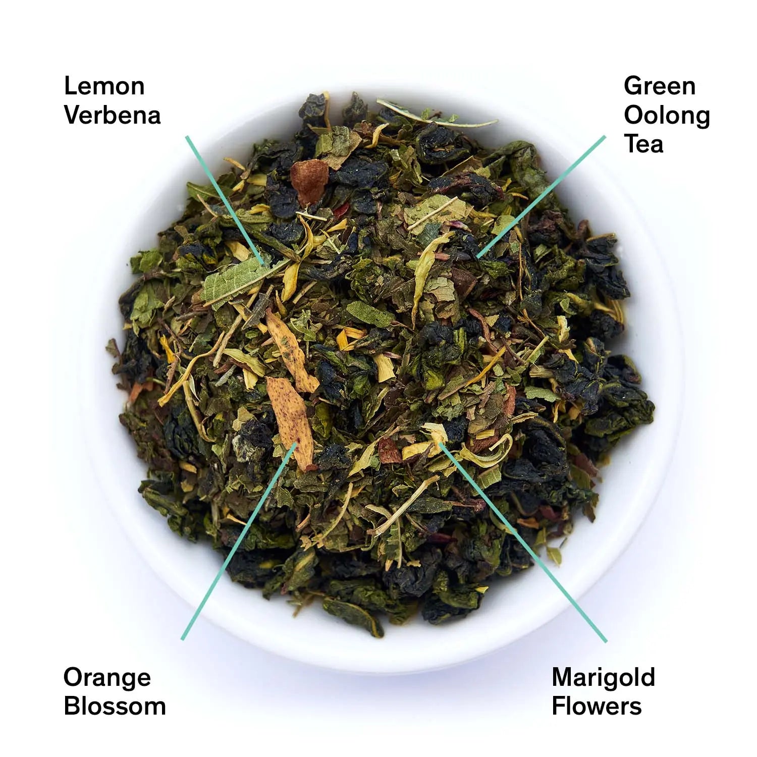 Superbloom Sweet Lemon Oolong Green Tea – Floral Citrus Loose Leaf