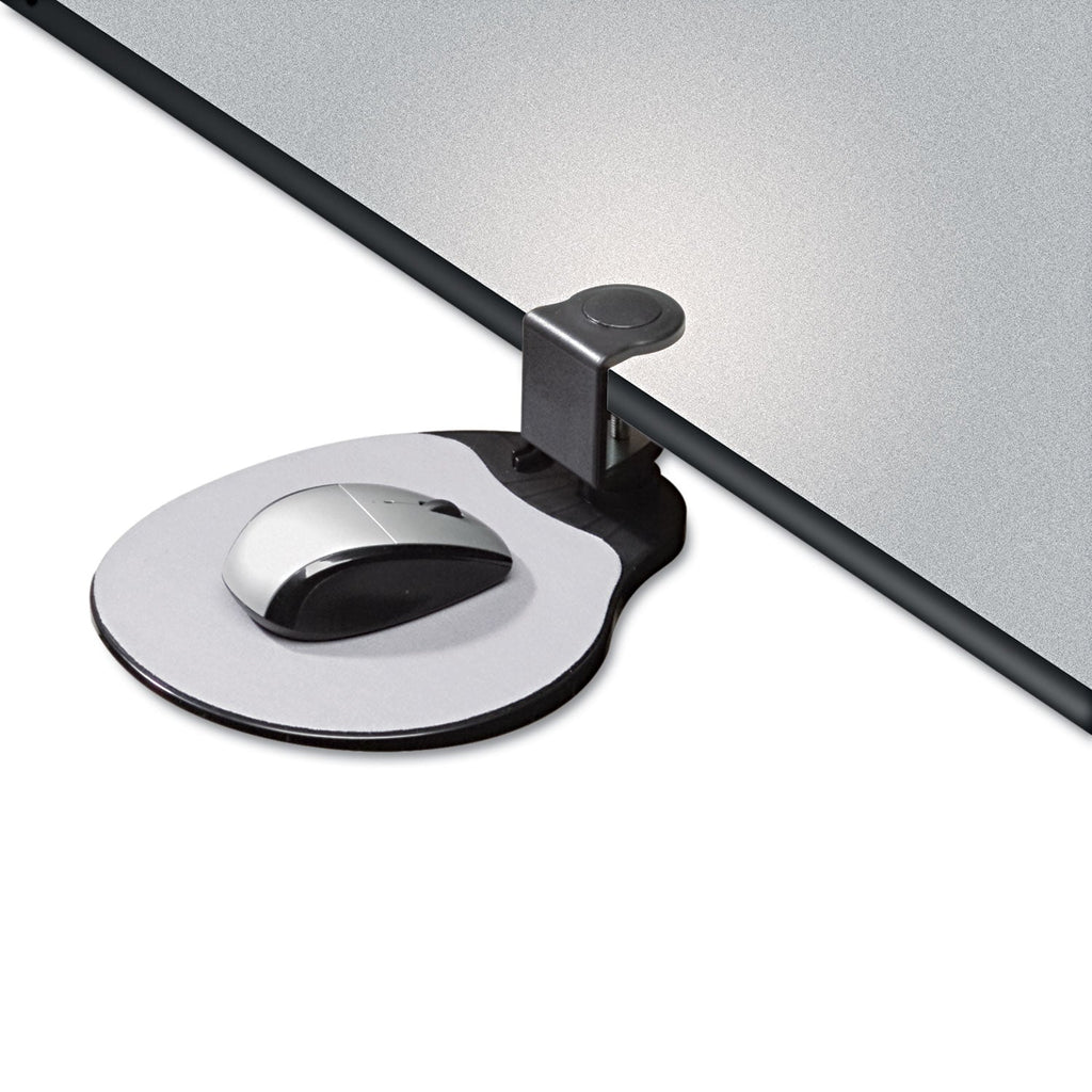 Clamp-On Desk Mouse Platform – Ergonomic Armrest-Height Mouse Tray