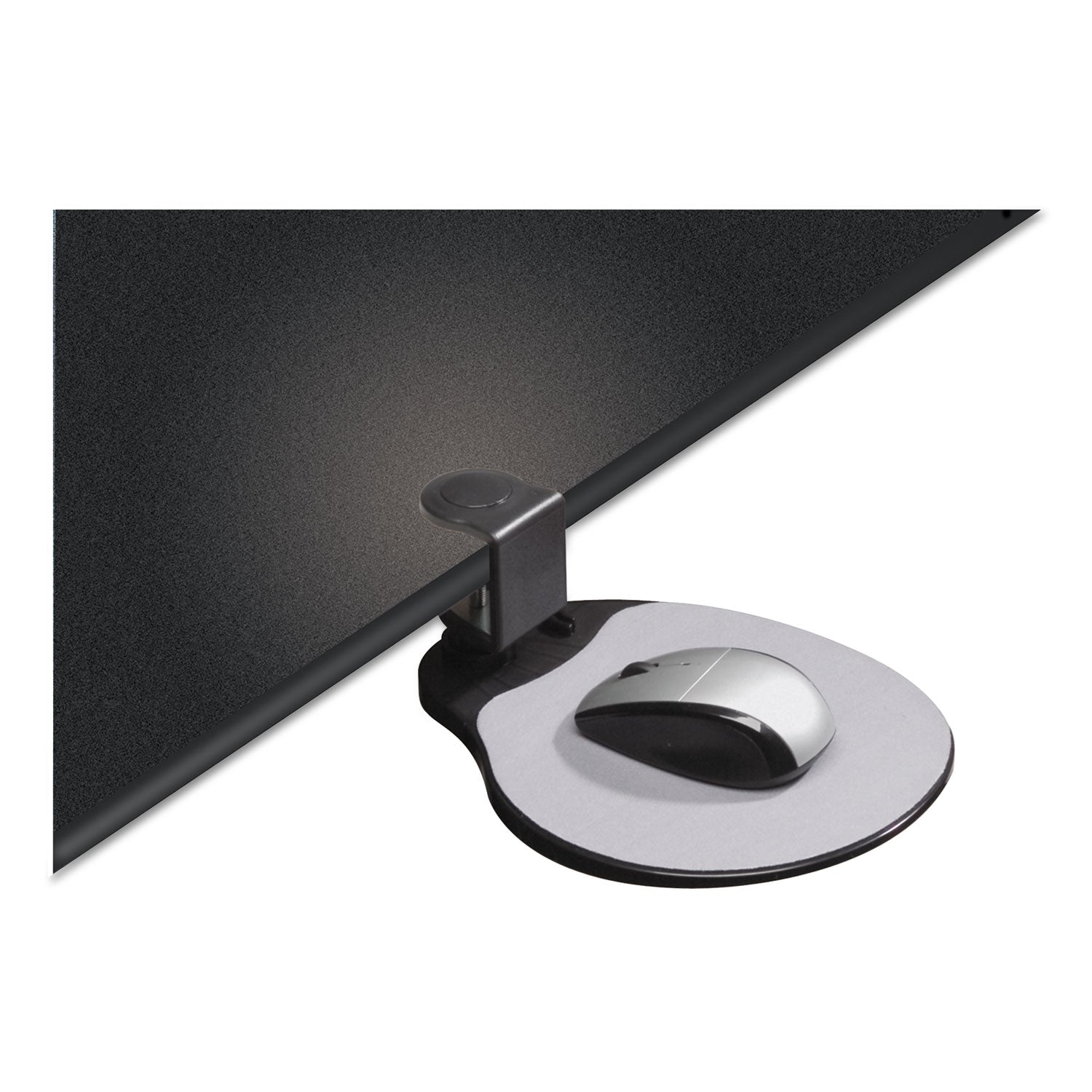 Clamp-On Desk Mouse Platform – Ergonomic Armrest-Height Mouse Tray