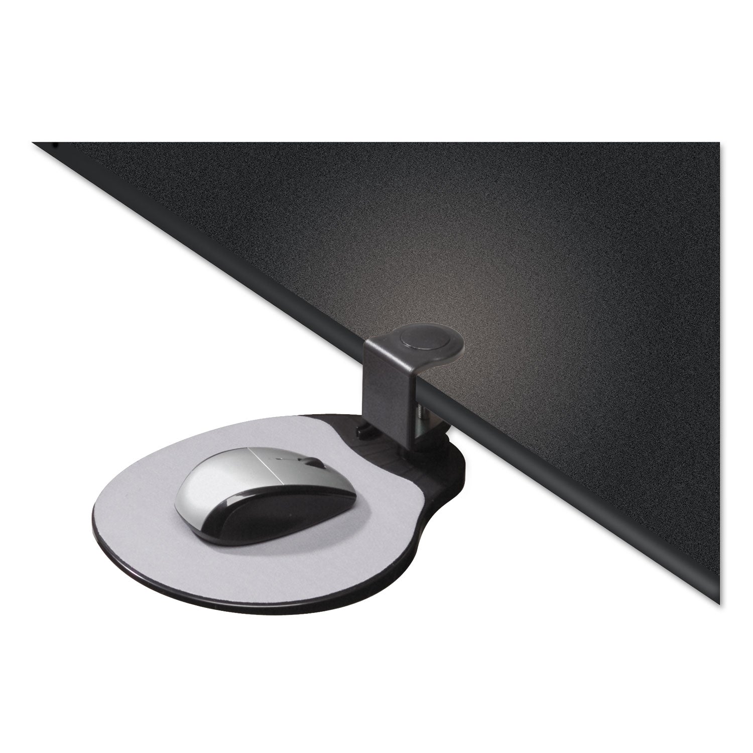 Clamp-On Desk Mouse Platform – Ergonomic Armrest-Height Mouse Tray