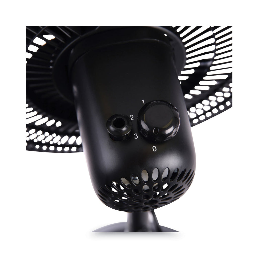 Alera 16" 3-Speed Oscillating Pedestal Fan – Adjustable Height, Portable