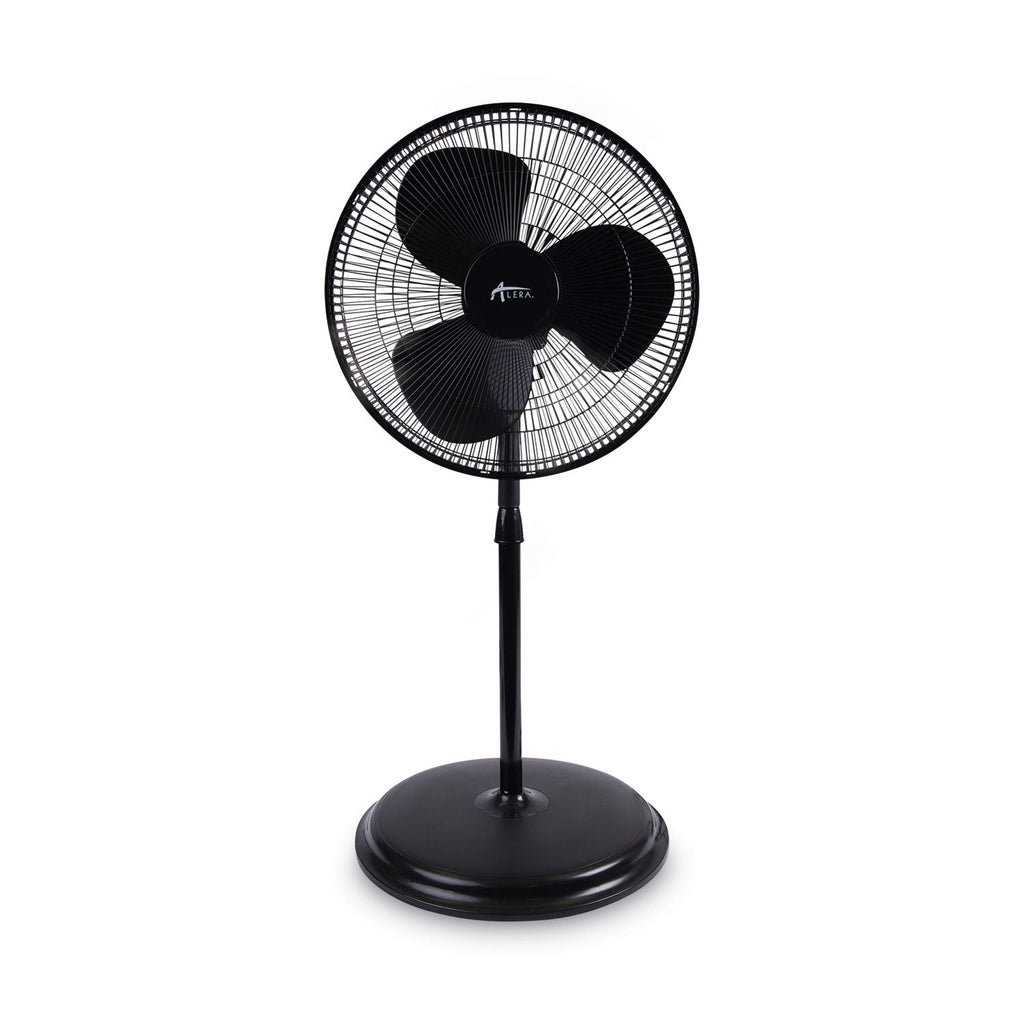 Alera 16" 3-Speed Oscillating Pedestal Fan – Adjustable Height, Portable