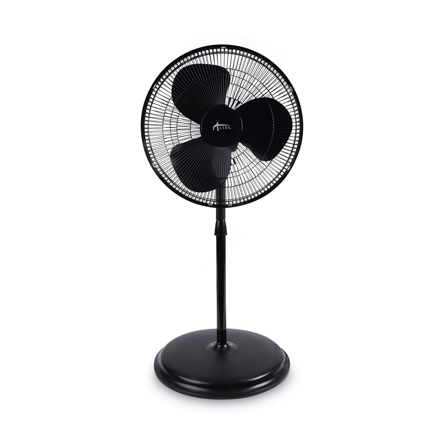 Alera 16" 3-Speed Oscillating Pedestal Fan – Adjustable Height, Portable