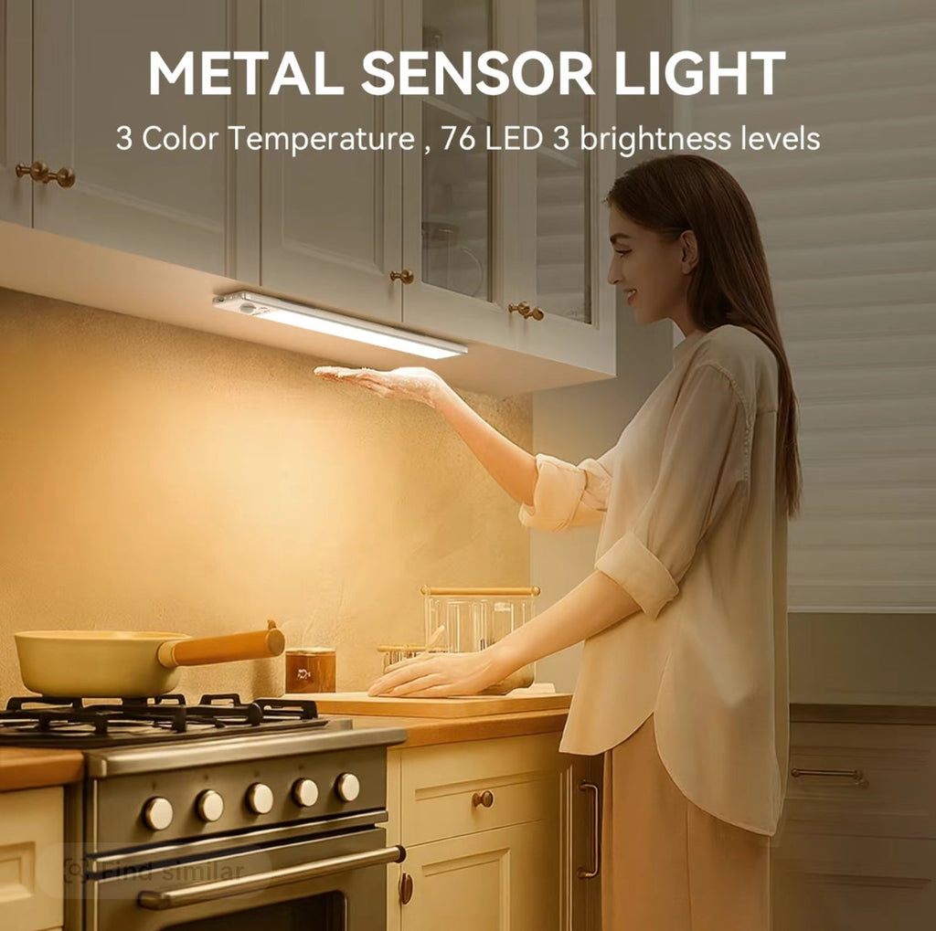 GlowTrack Motion Sensor LED Light – USB-C Rechargeable, Dimmable