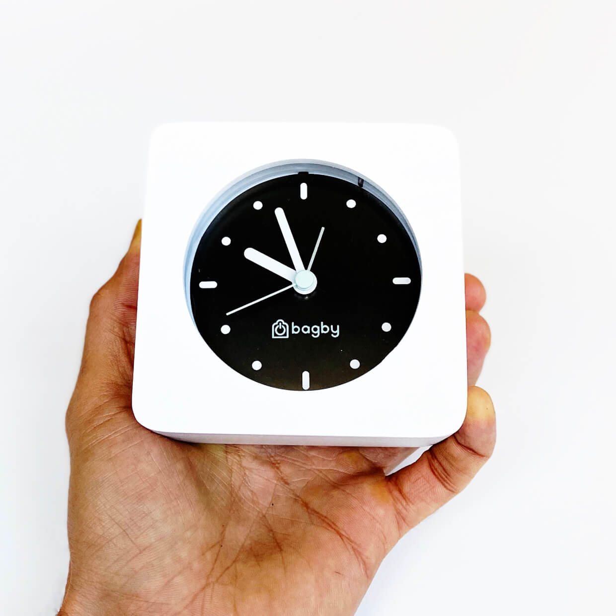 Bagby Minimalist Silent Alarm Clock – Wooden Analog, Gentle Wake-Up