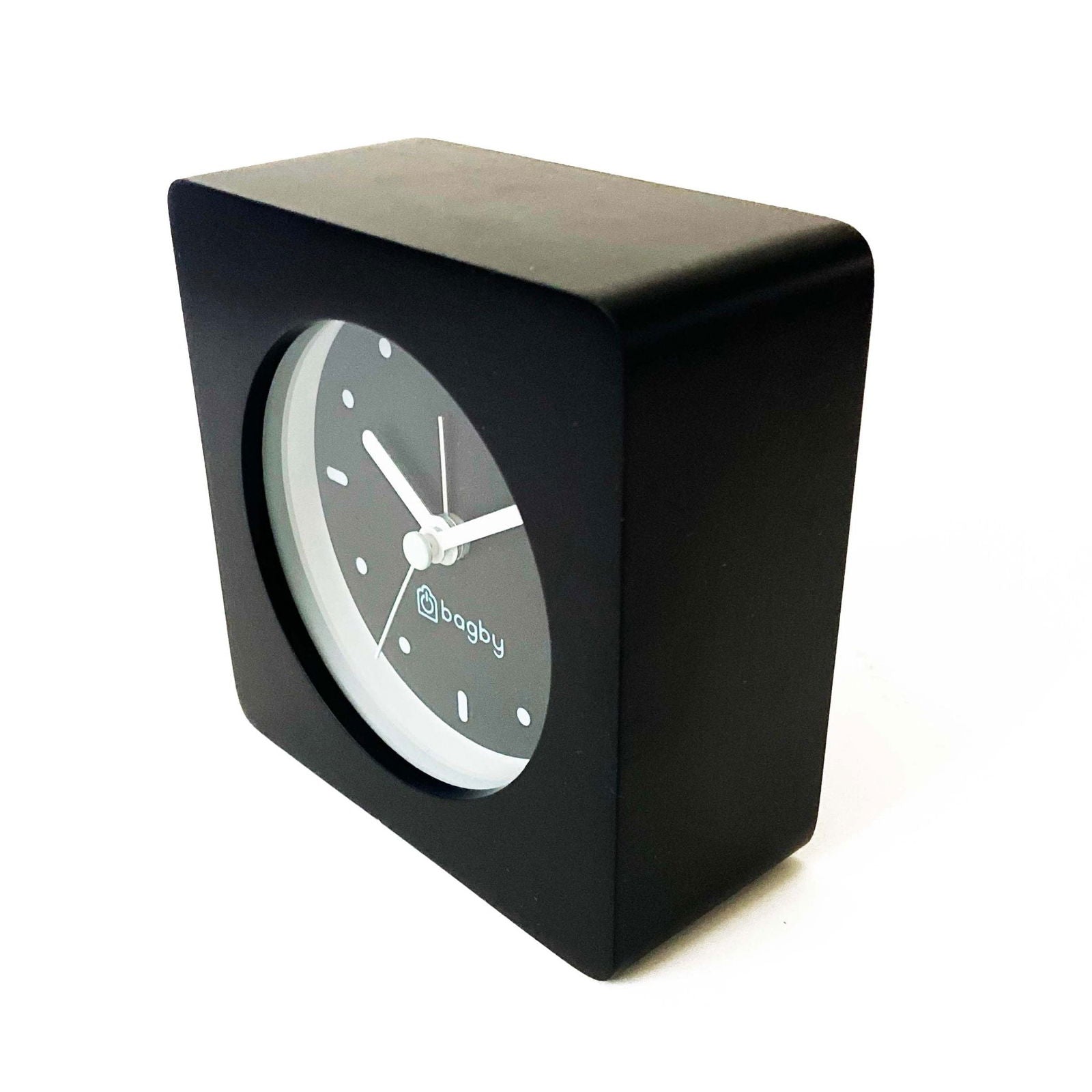 Bagby Minimalist Silent Alarm Clock – Wooden Analog, Gentle Wake-Up
