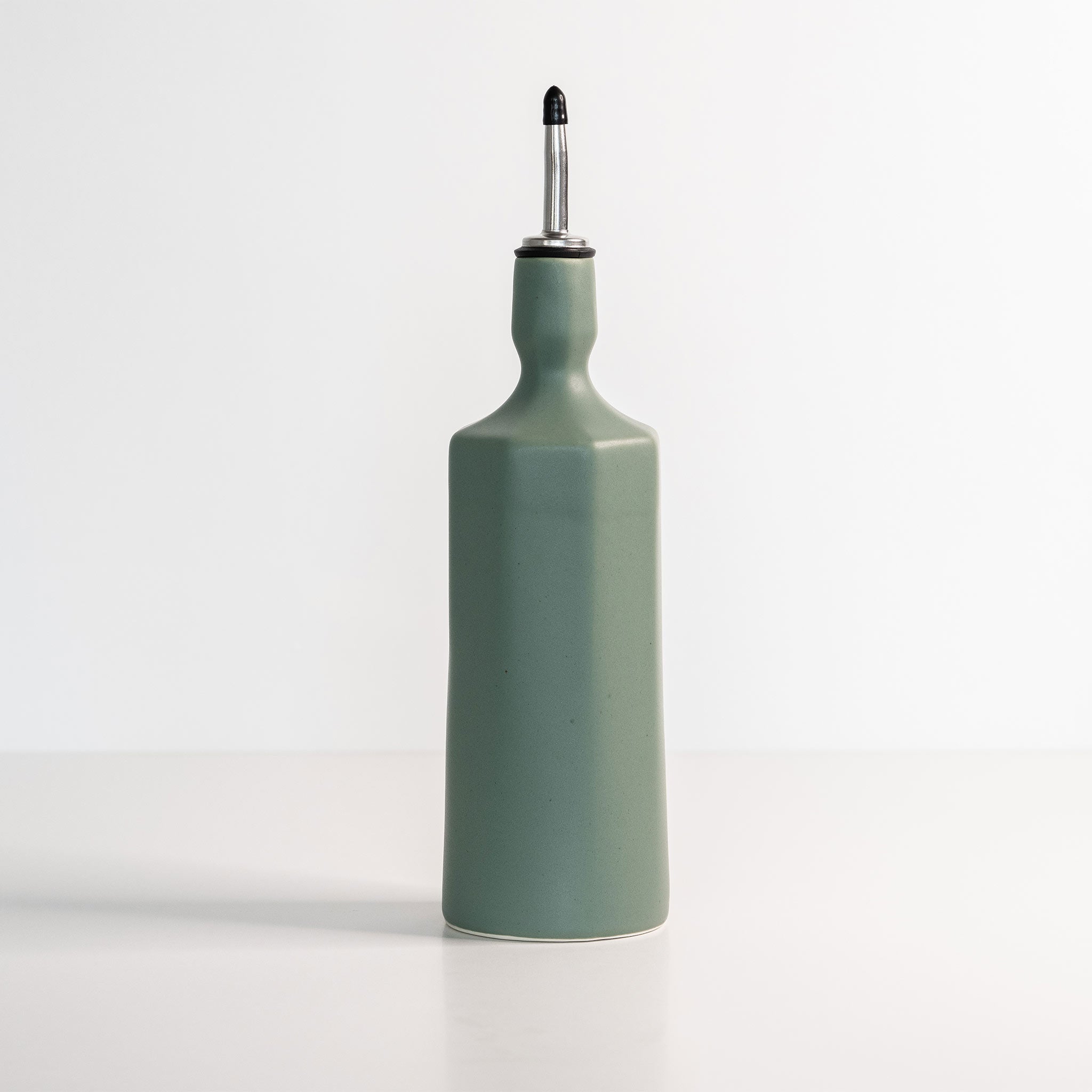 Elixir Porcelain Olive Oil Dispenser – Handmade Ceramic Kitchen Bottle