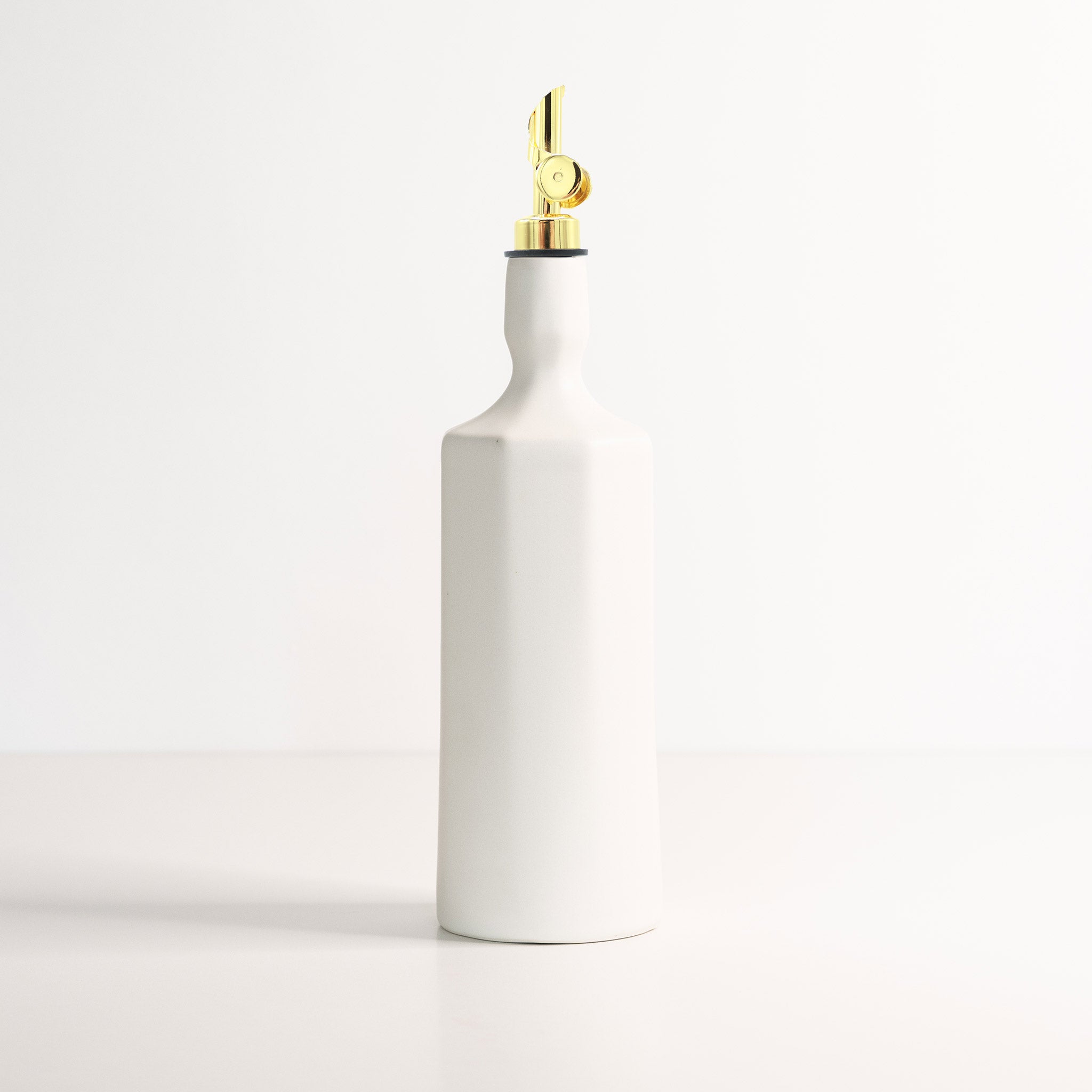 Elixir Porcelain Olive Oil Dispenser – Handmade Ceramic Kitchen Bottle