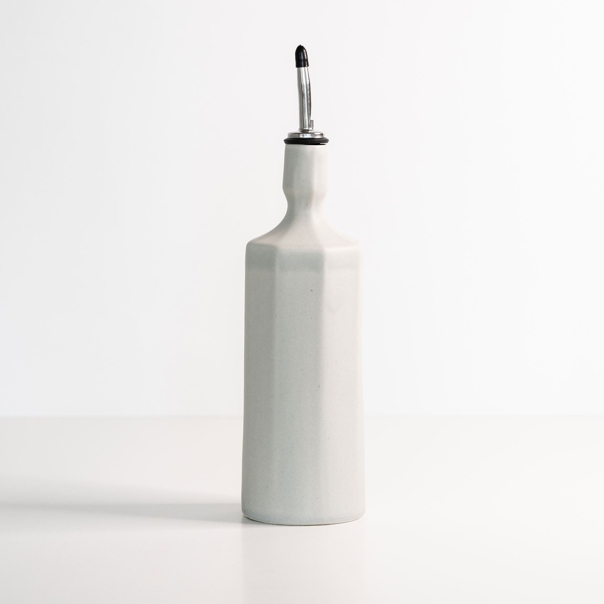 Elixir Porcelain Olive Oil Dispenser – Handmade Ceramic Kitchen Bottle