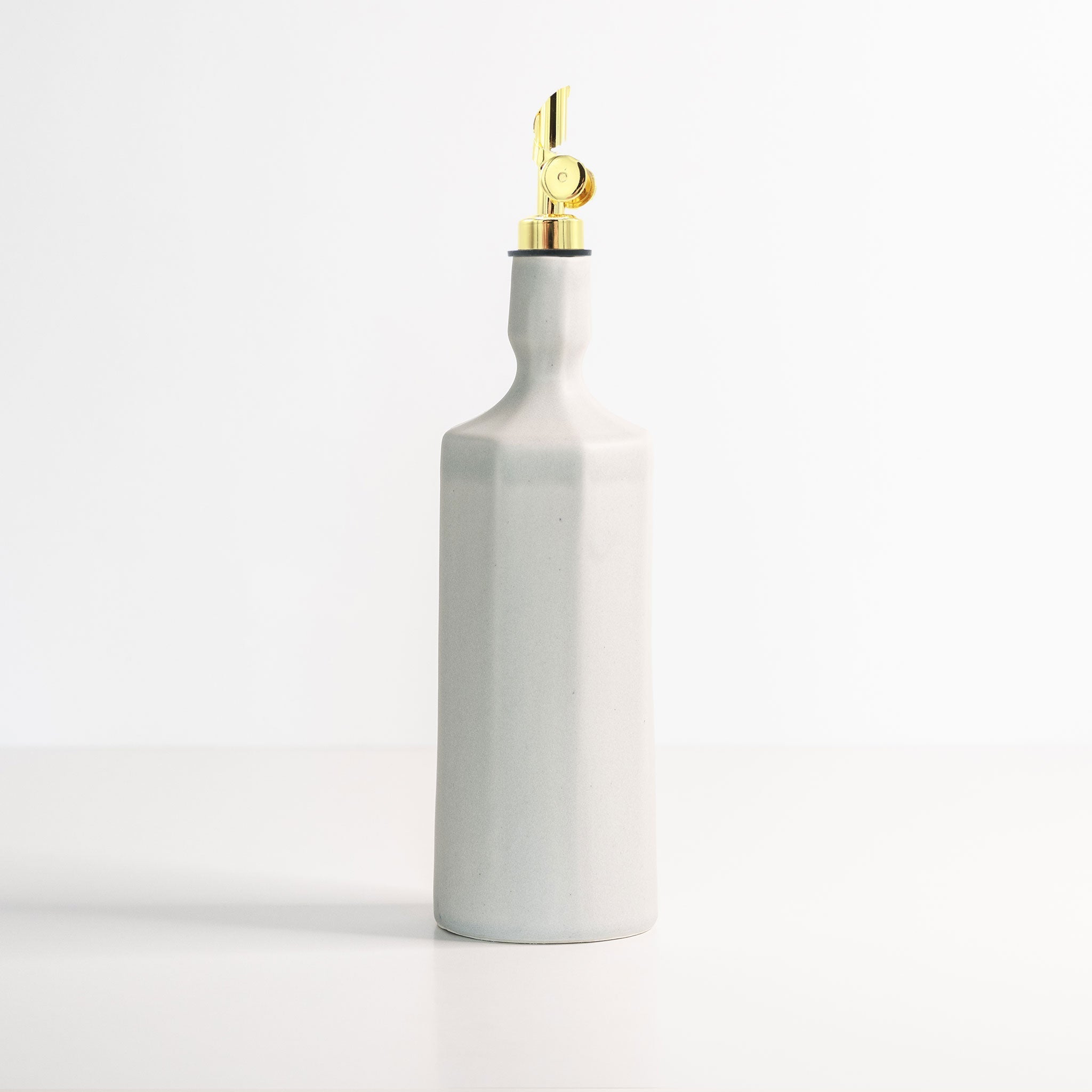 Elixir Porcelain Olive Oil Dispenser – Handmade Ceramic Kitchen Bottle