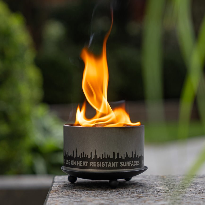 Wrought Iron Trivet & Candle Holder – Matte Black, Heat-Resistant
